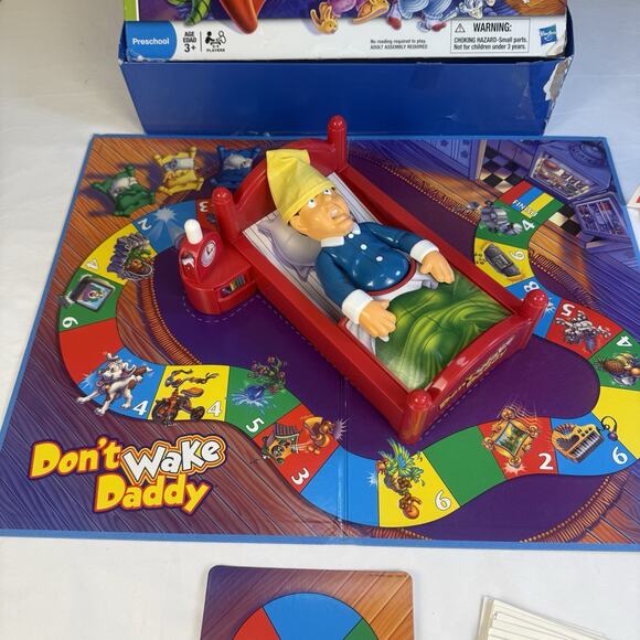 Don't Wake Daddy Board Game - Toys R Us Exclusive -Hasbro Complete 2011 - Picture 9 of 14
